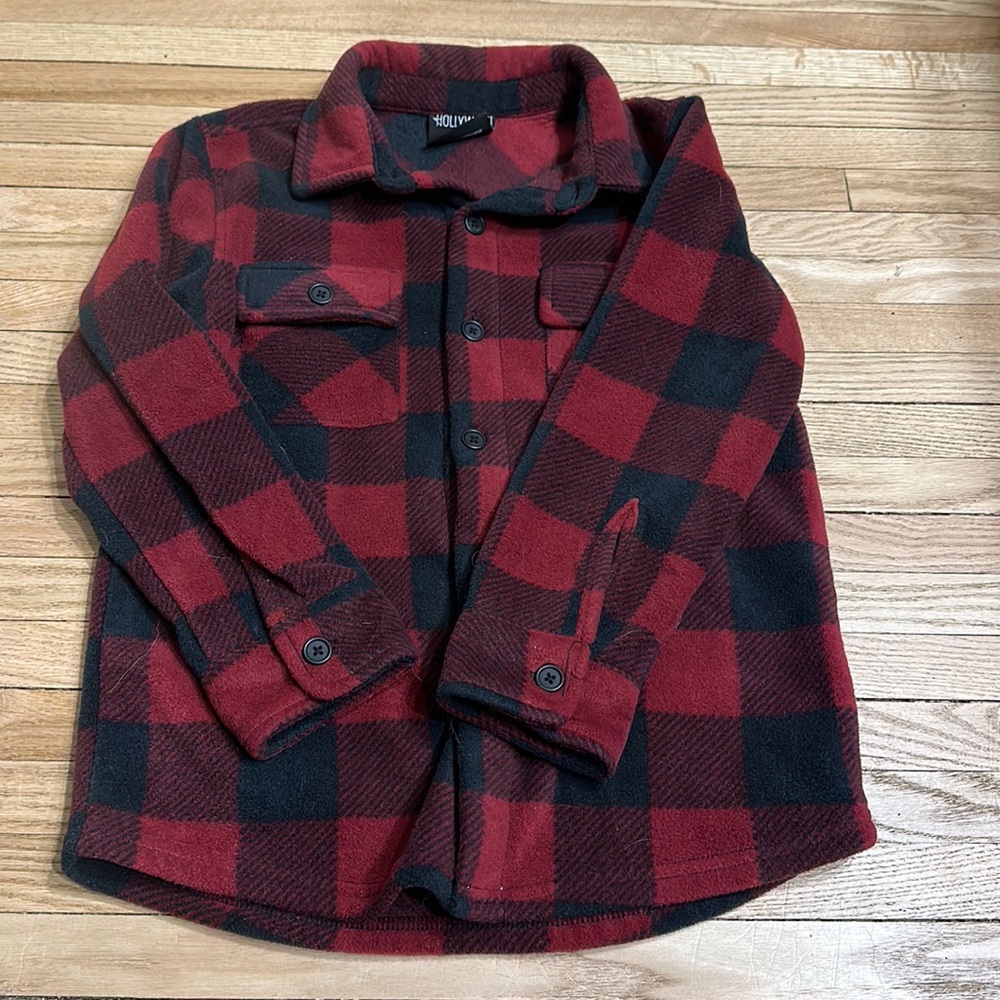 3/$6 EUC red and black Buffalo plaid from Stitch Fix
